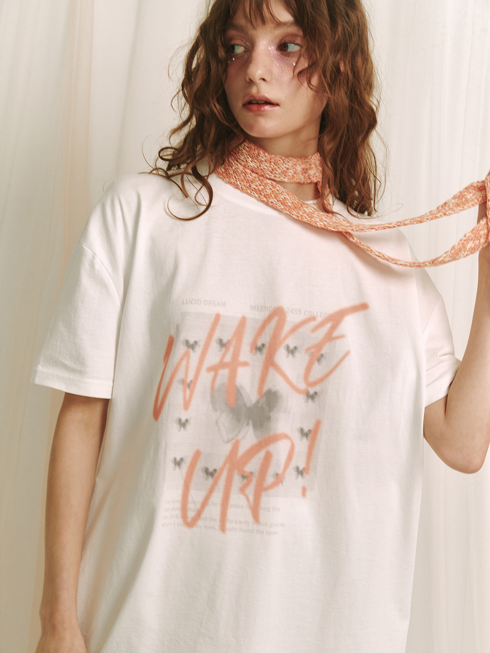 マンデー Tシャツ - サーモン | MEENDERI | HANA(ハナ) #10