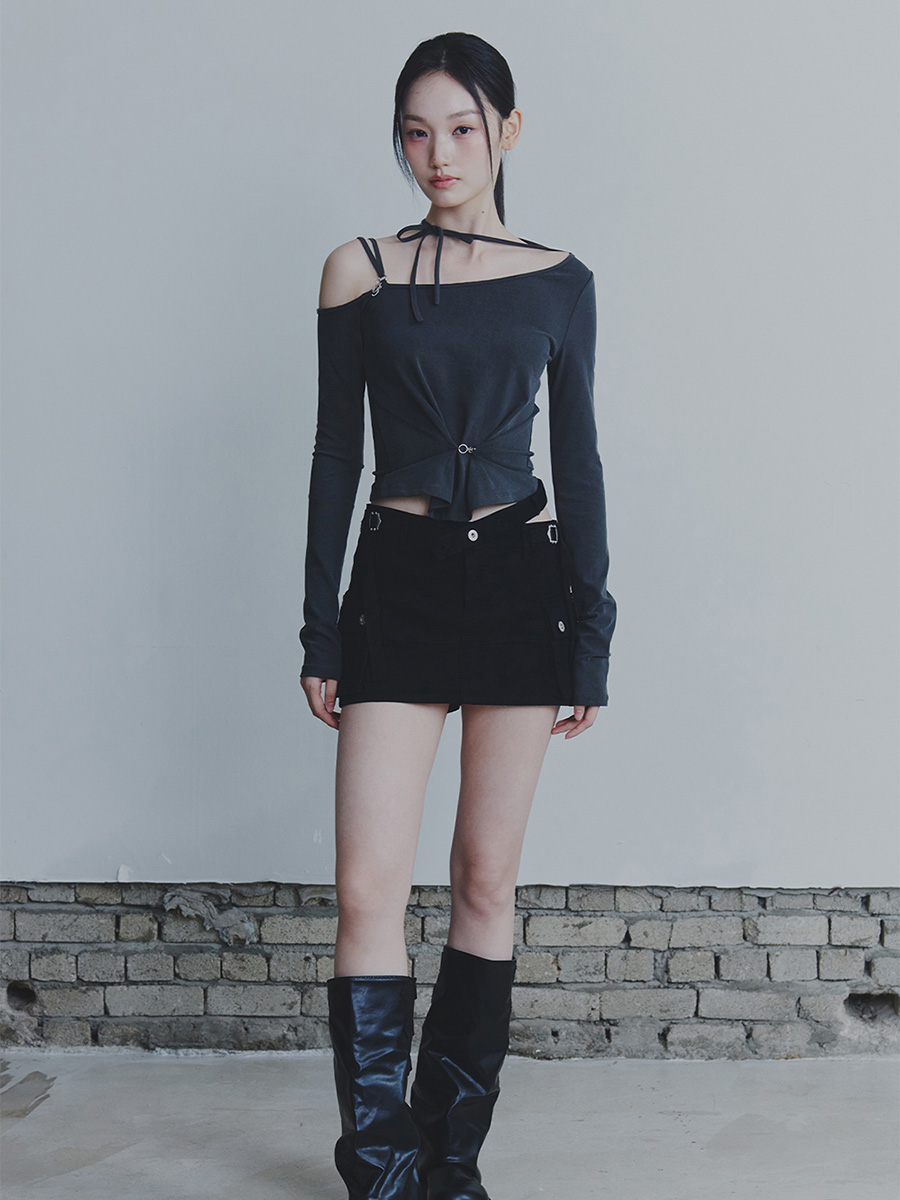 ニックスミニスカート_ブラック | PAIN OR PLEASURE | HANA(ハナ) #2