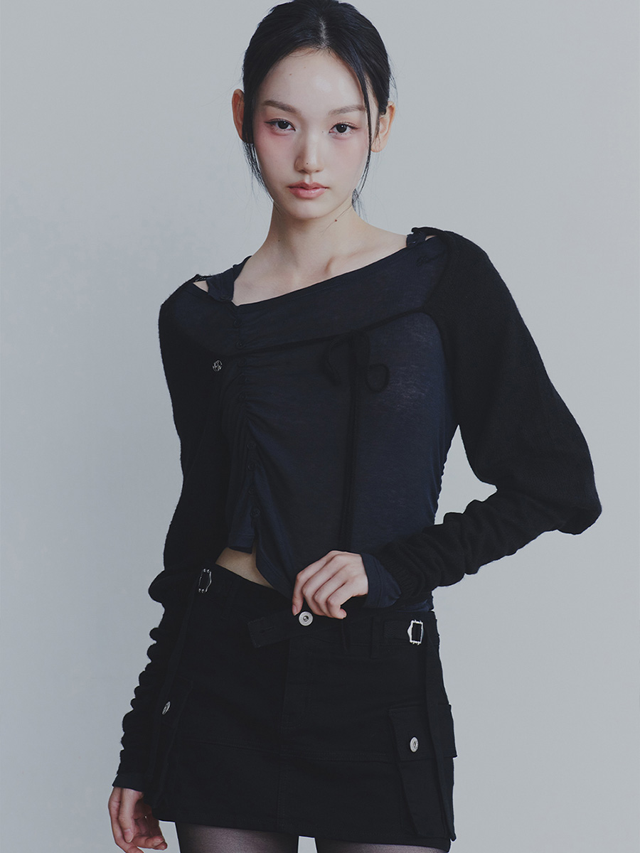 ニックスミニスカート_ブラック | PAIN OR PLEASURE | HANA(ハナ) #13