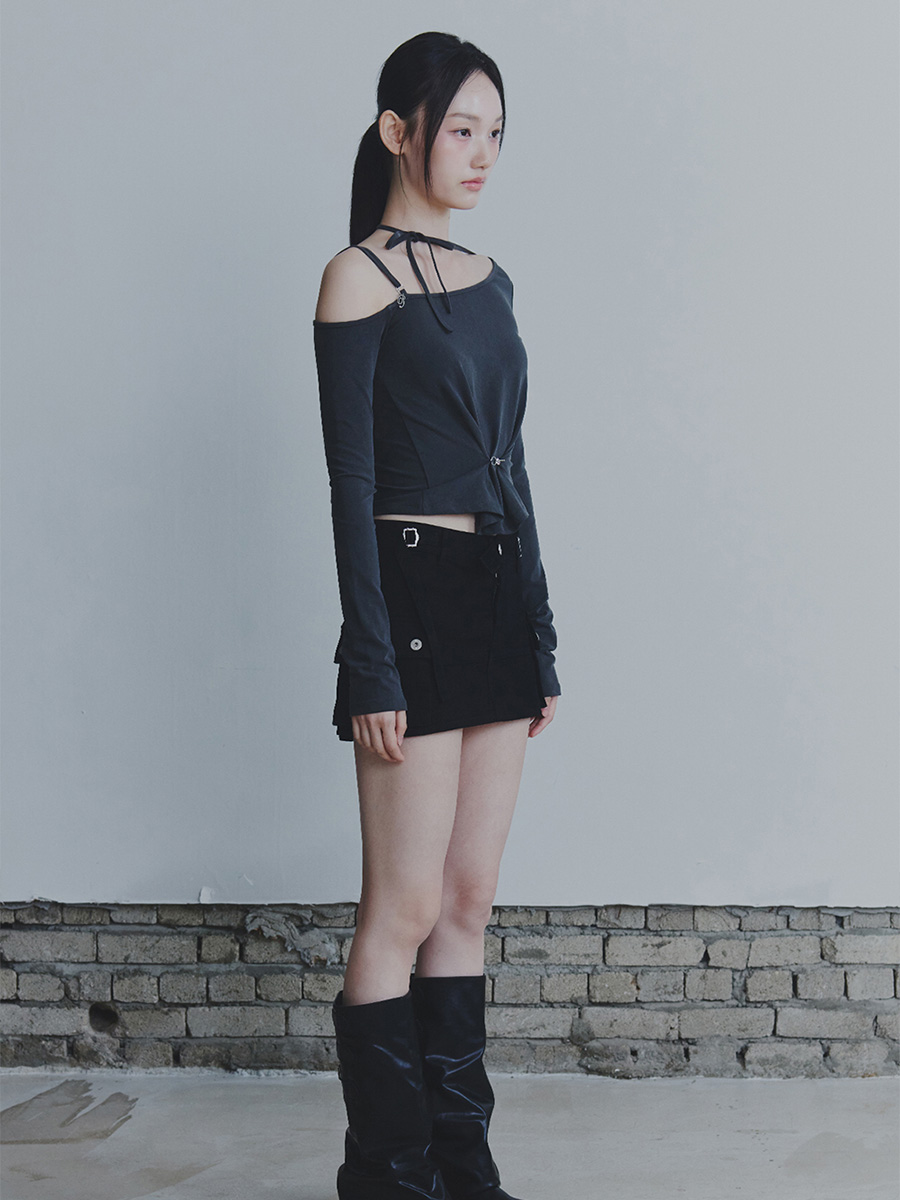 ニックスミニスカート_ブラック | PAIN OR PLEASURE | HANA(ハナ) #14