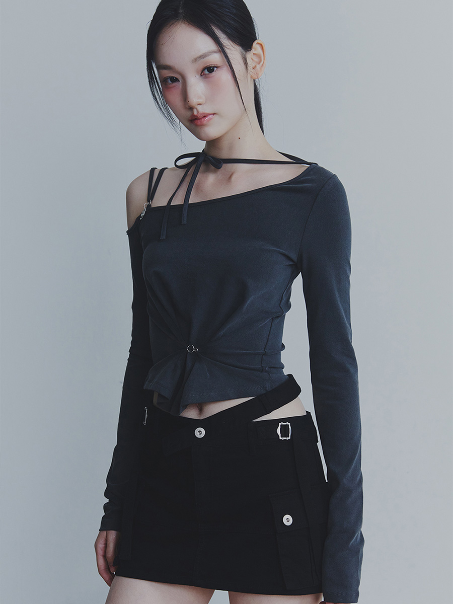 ニックスミニスカート_ブラック | PAIN OR PLEASURE | HANA(ハナ) #4