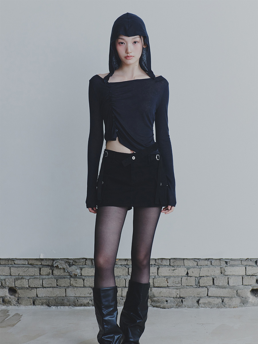 ニックスミニスカート_ブラック | PAIN OR PLEASURE | HANA(ハナ) #7