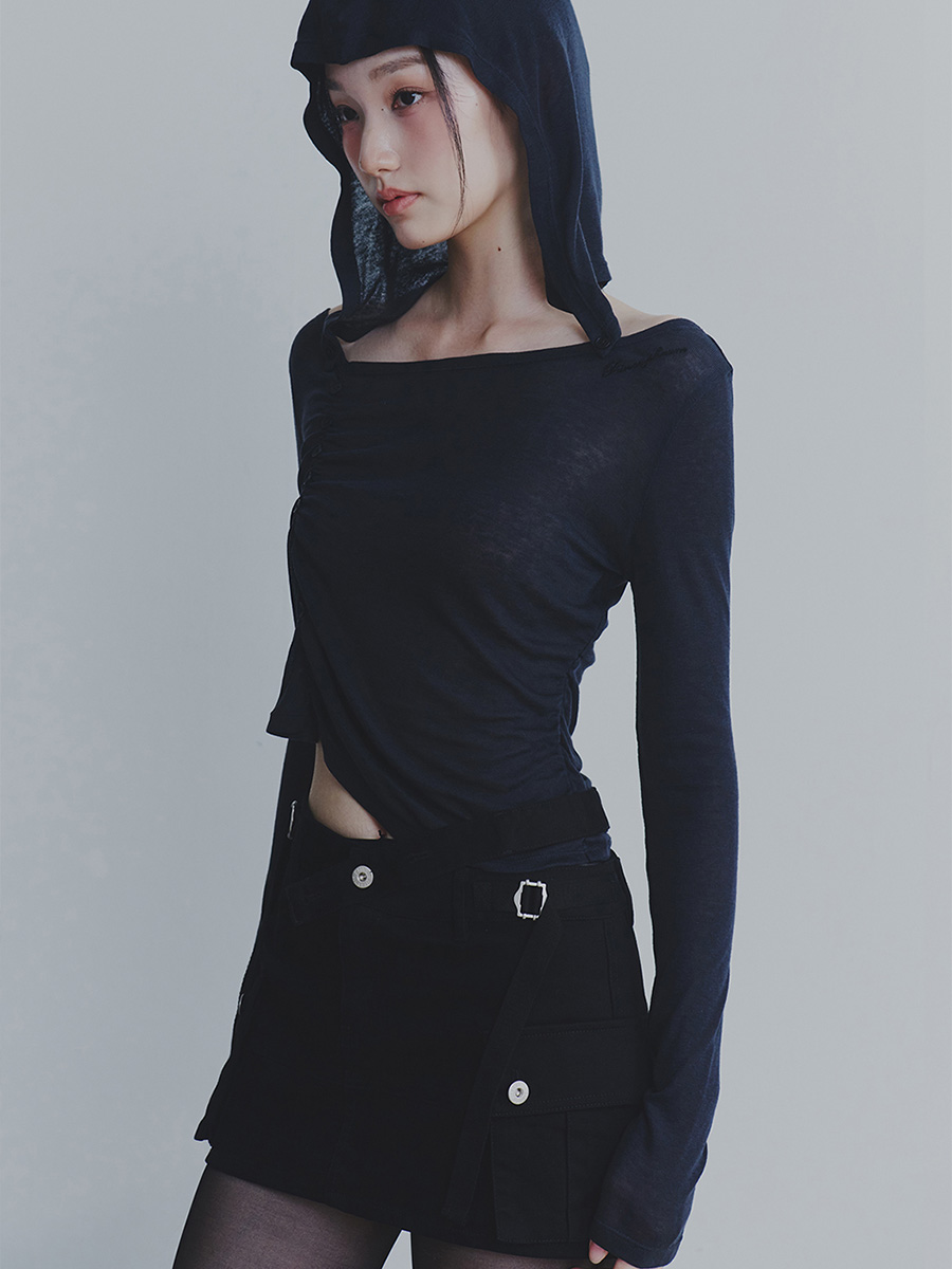 ニックスミニスカート_ブラック | PAIN OR PLEASURE | HANA(ハナ) #8