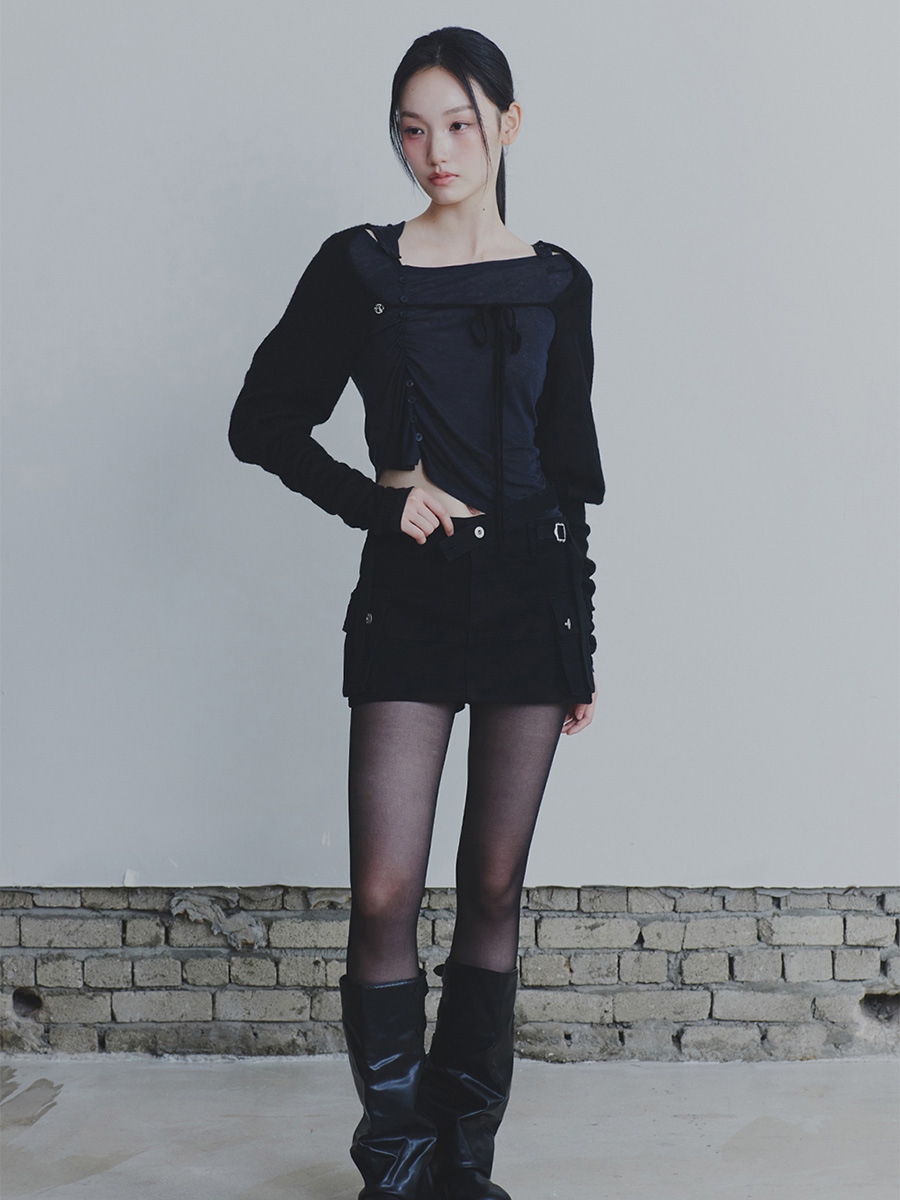 ニックスミニスカート_ブラック | PAIN OR PLEASURE | HANA(ハナ) #10