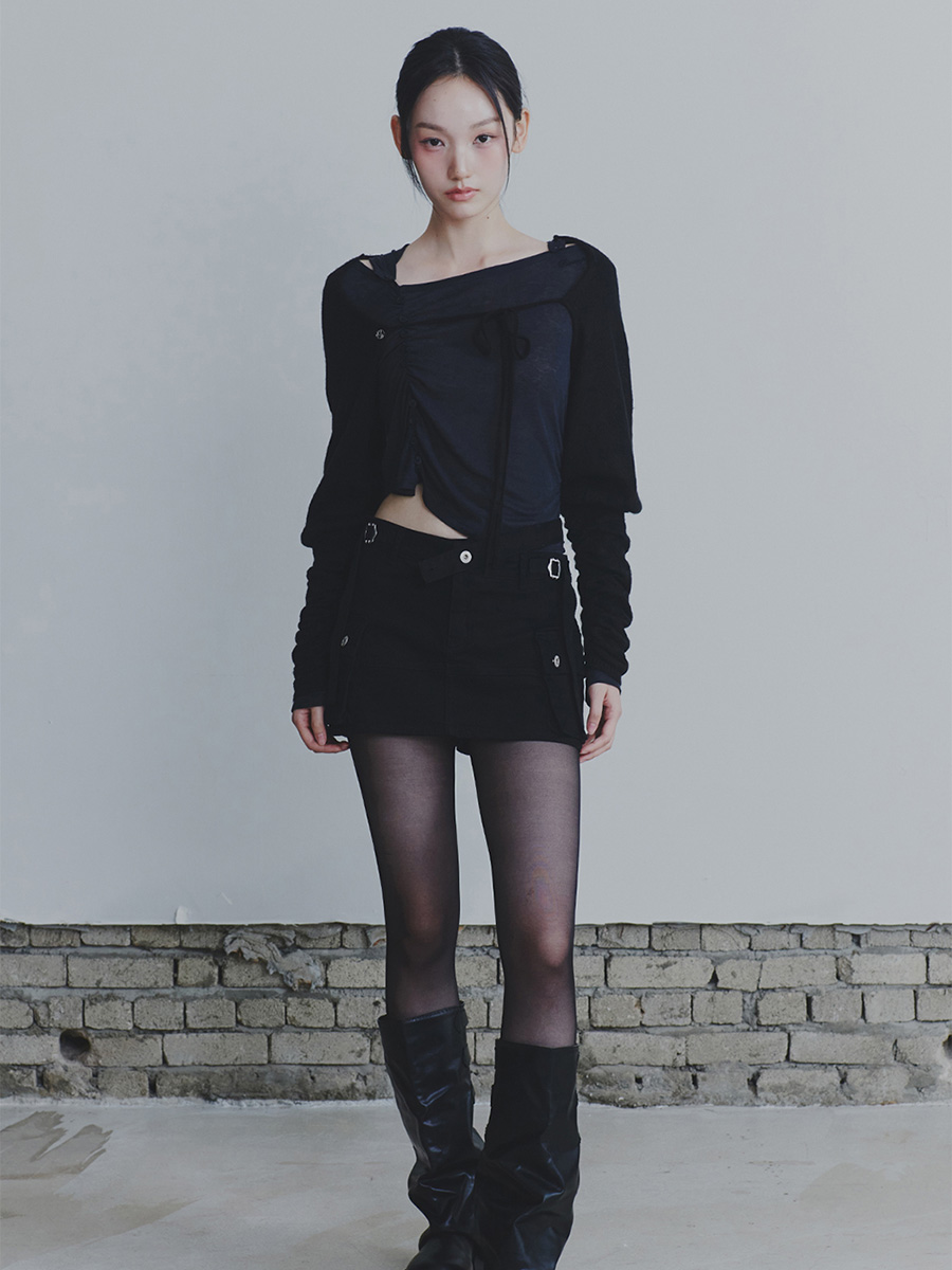 ニックスミニスカート_ブラック | PAIN OR PLEASURE | HANA(ハナ) #11