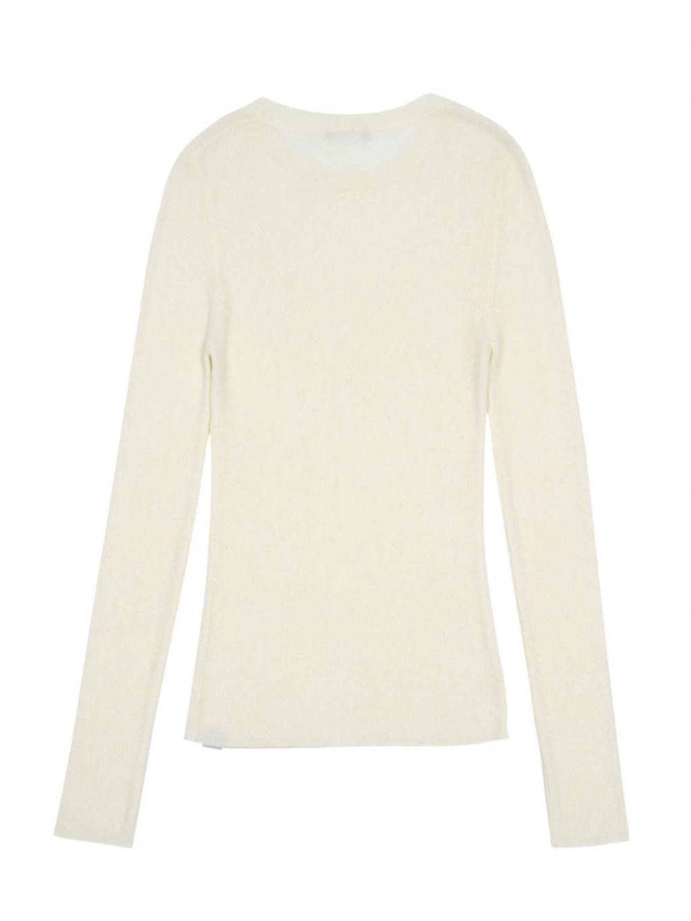 AS BASIC ウールラウンドニット (アイボリー) | ASURA | HANA(ハナ) #16