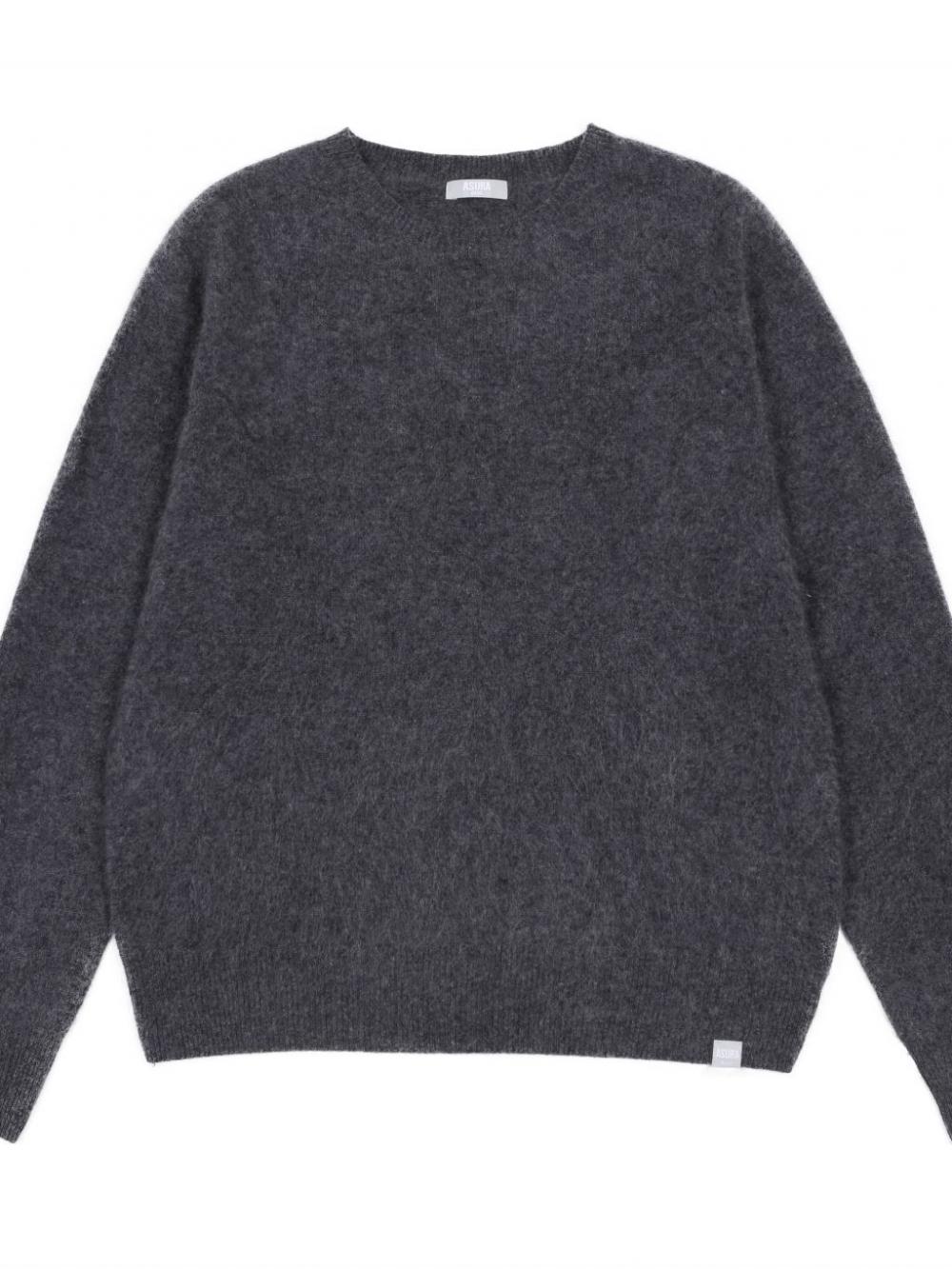 AS BASIC ウールホールガーメントニット (ダークグレー) | ASURA | HANA(ハナ) #15