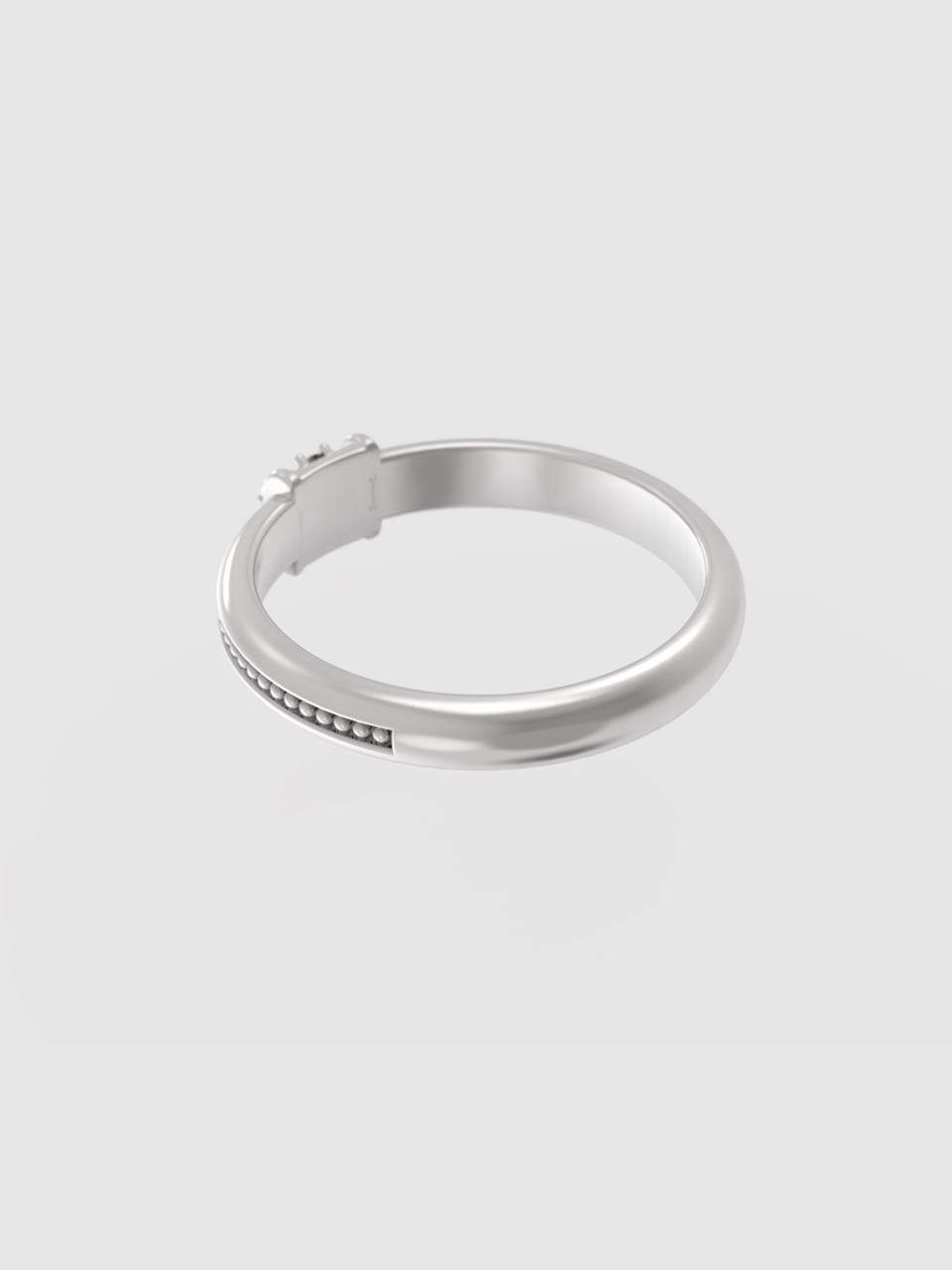 セントキュービック カップルリング（women）_ホワイト/アクア/ブラック | museeart | HANA(ハナ) #7