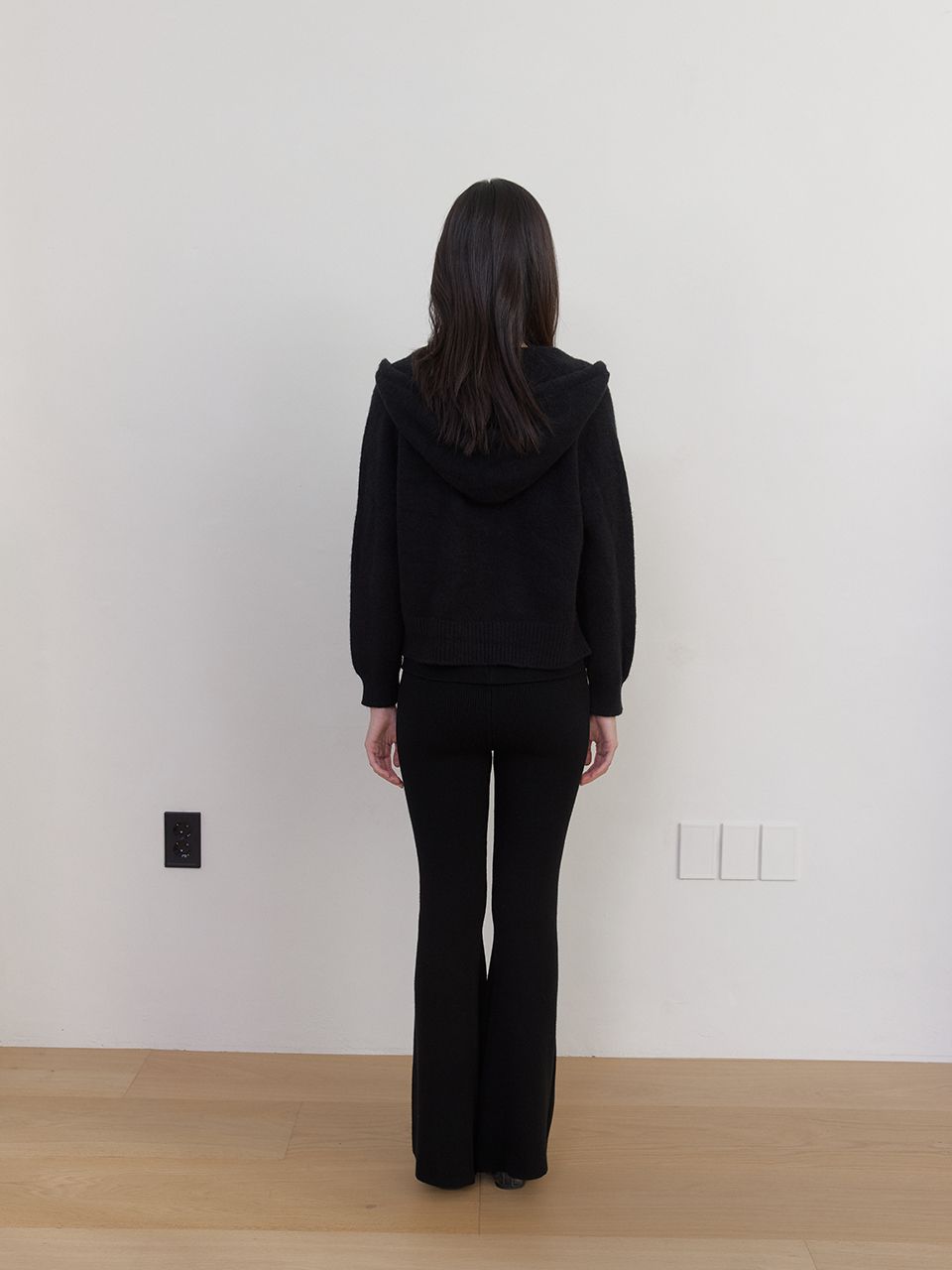 AS BASIC フォールドパンツ (ブラック) | ASURA | HANA(ハナ) #12