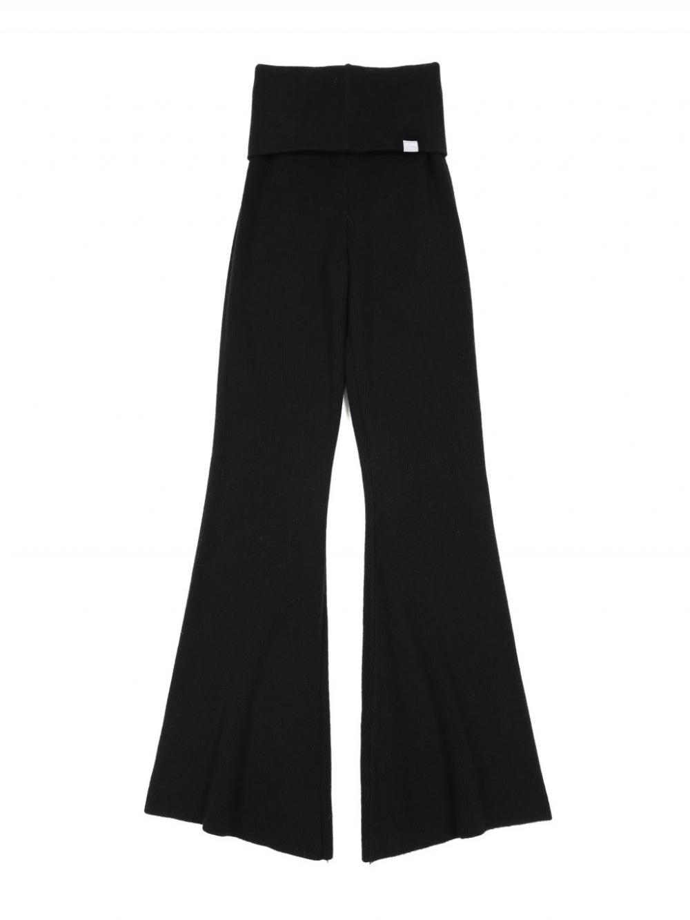 AS BASIC フォールドパンツ (ブラック) | ASURA | HANA(ハナ) #13