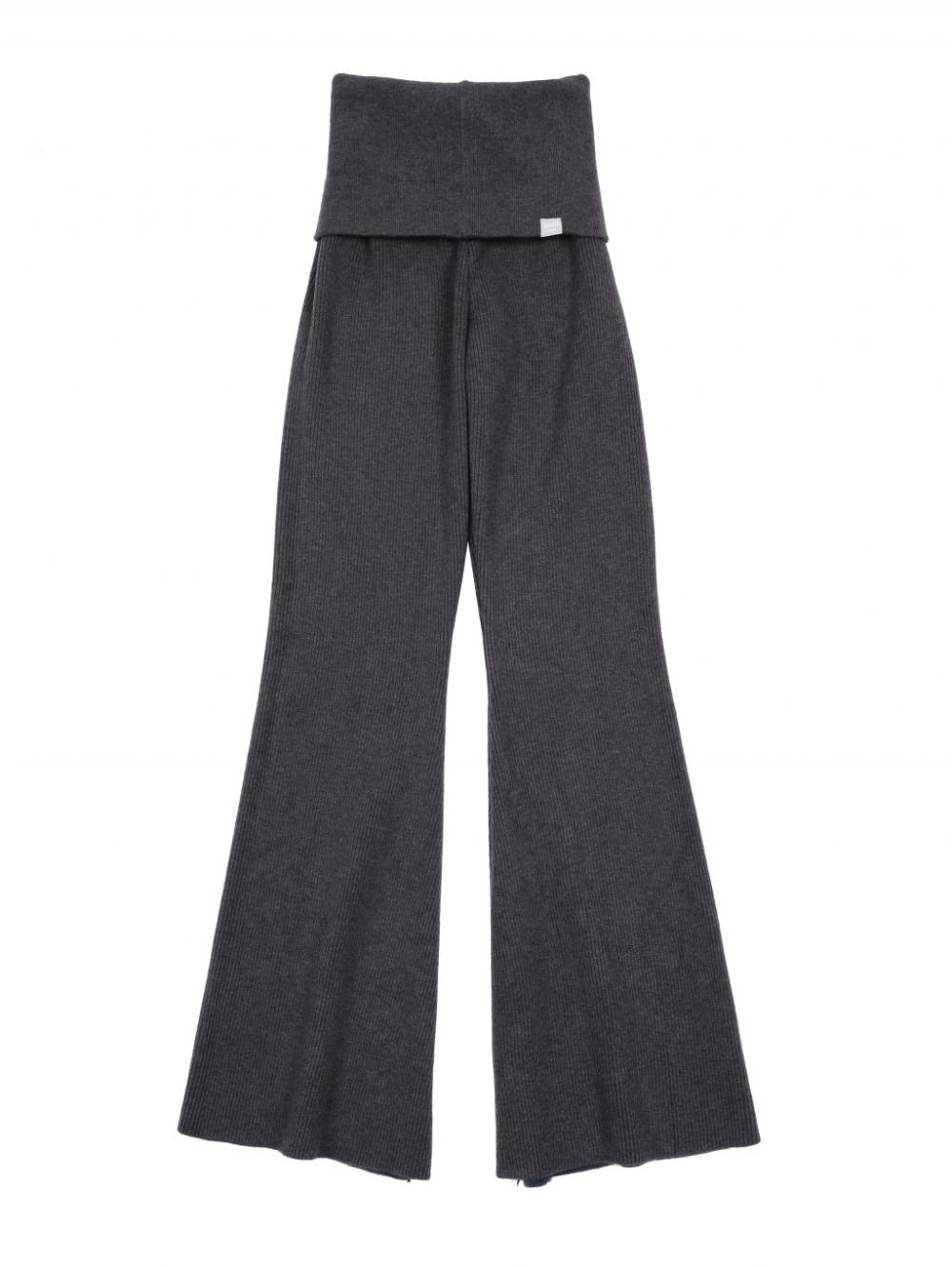 AS BASIC フォールドパンツ (チャコール) | ASURA | HANA(ハナ) #9