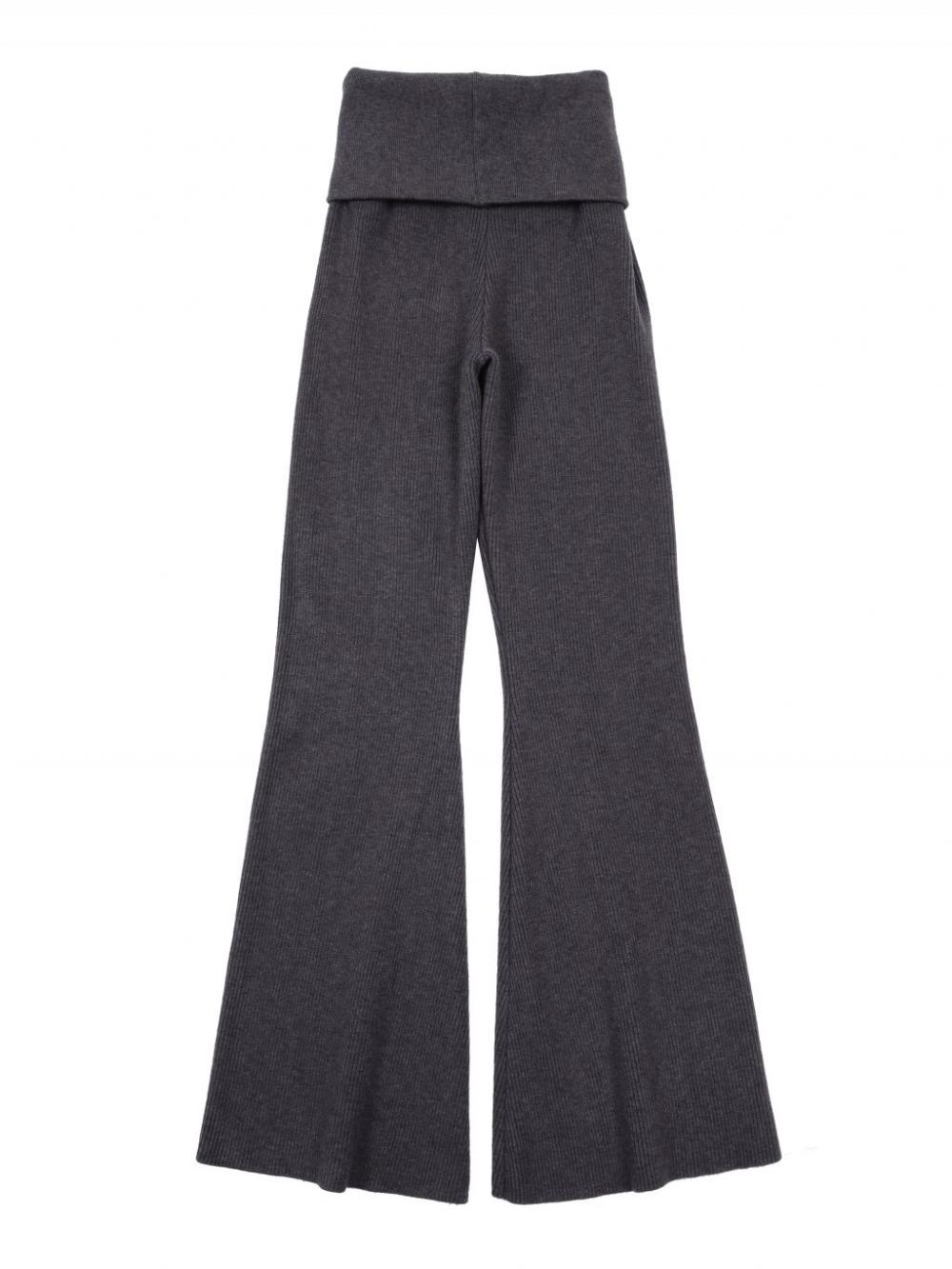 AS BASIC フォールドパンツ (チャコール) | ASURA | HANA(ハナ) #10