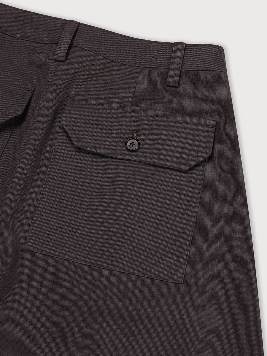 TWILL CURVED PANTS_PURPLE | ETHOS | HANA(ハナ) #11