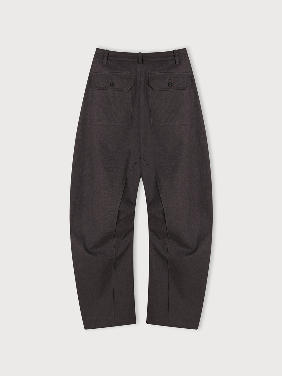 TWILL CURVED PANTS_PURPLE | ETHOS | HANA(ハナ) #2