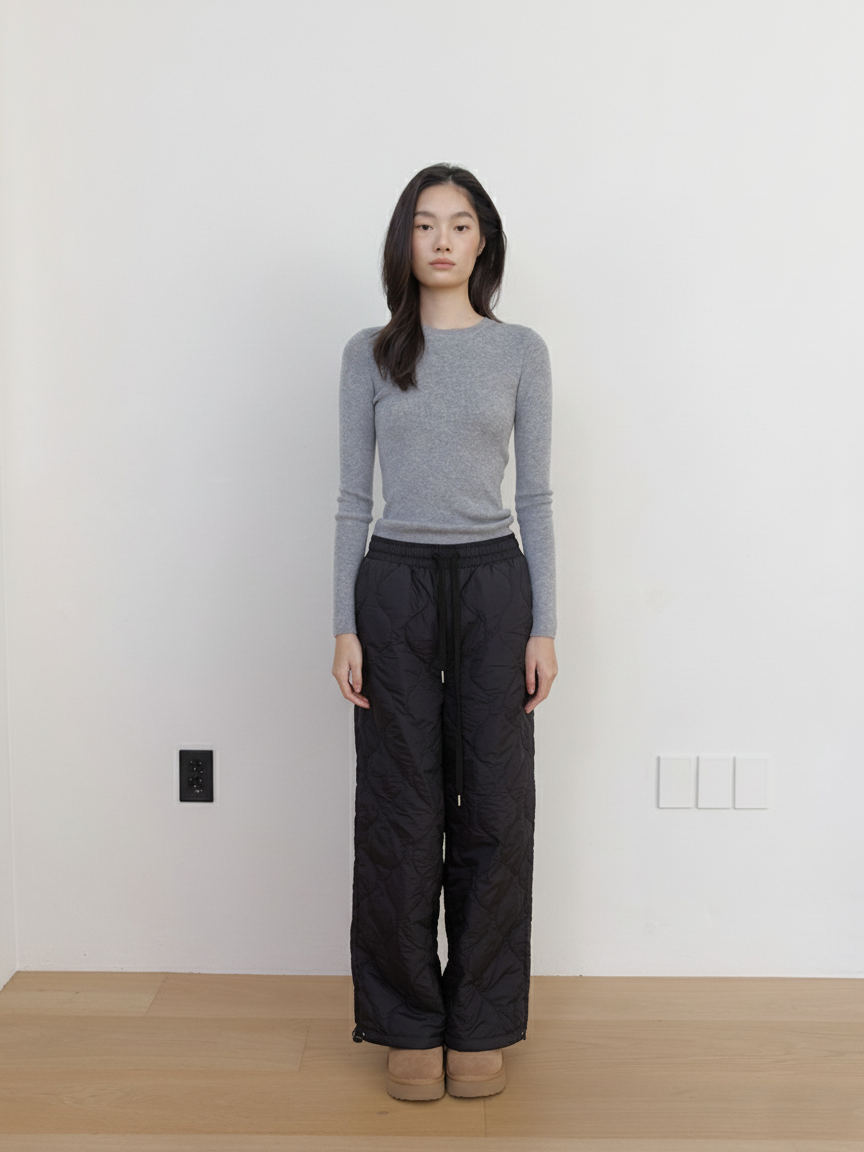 AS BASIC ダックダウンパンツ (ブラック) | ASURA | HANA(ハナ) #8