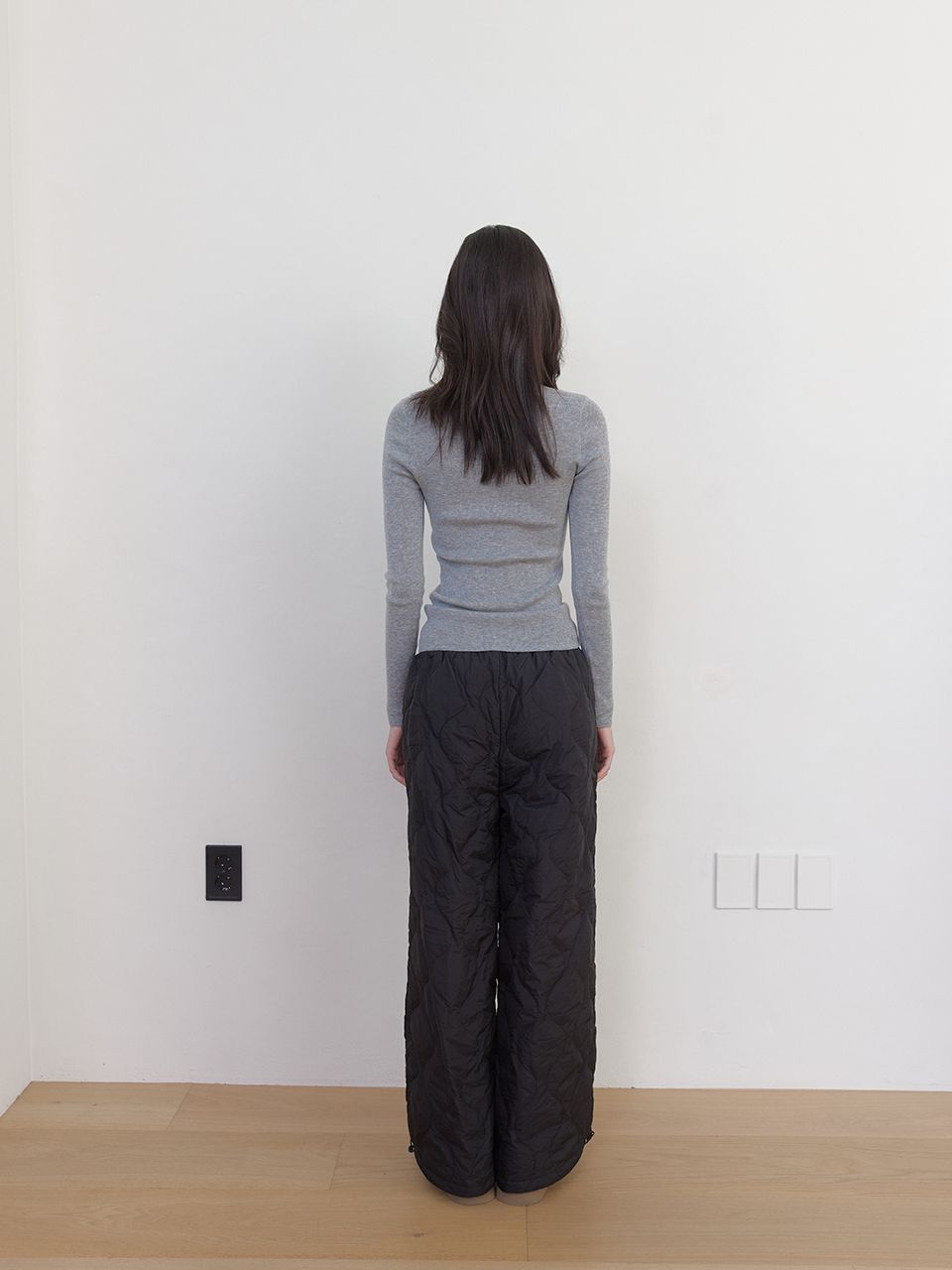 AS BASIC ダックダウンパンツ (ブラック) | ASURA | HANA(ハナ) #10