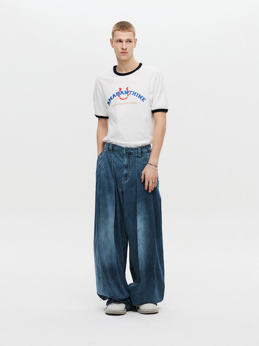 アマランサスシルケットハーフリンガーTシャツ（ホワイト） | DNSR | HANA(ハナ) #6