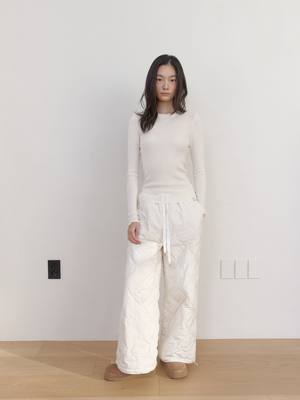 AS BASIC ダックダウンパンツ (クリーム) | ASURA | HANA(ハナ) #2