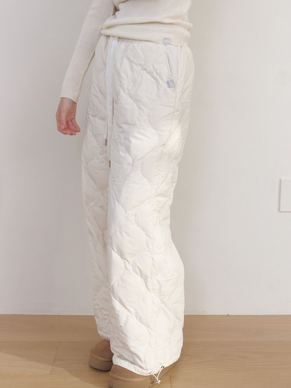 AS BASIC ダックダウンパンツ (クリーム) | ASURA | HANA(ハナ) #5