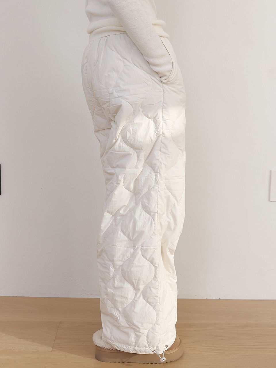 AS BASIC ダックダウンパンツ (クリーム) | ASURA | HANA(ハナ) #6