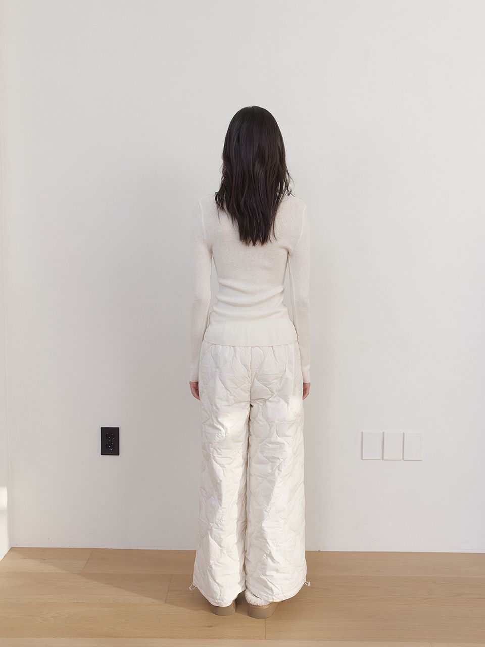 AS BASIC ダックダウンパンツ (クリーム) | ASURA | HANA(ハナ) #11