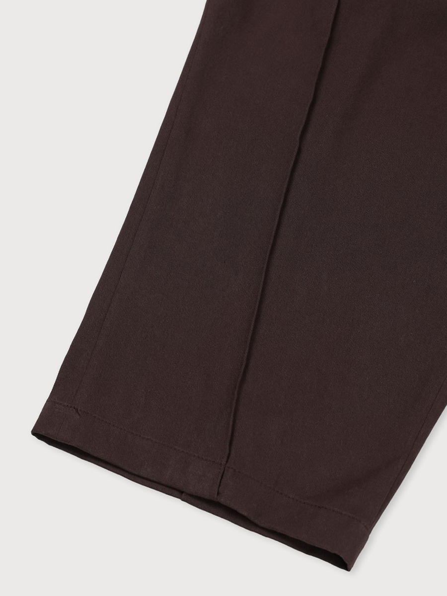 WIDE CURVED PANTS_BROWN | ETHOS | HANA(ハナ) #7