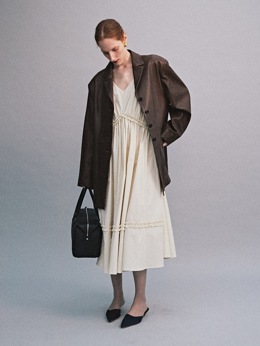 PRIM SLEEVELESS DRESS_IVORY | ETHOS | HANA(ハナ) #3