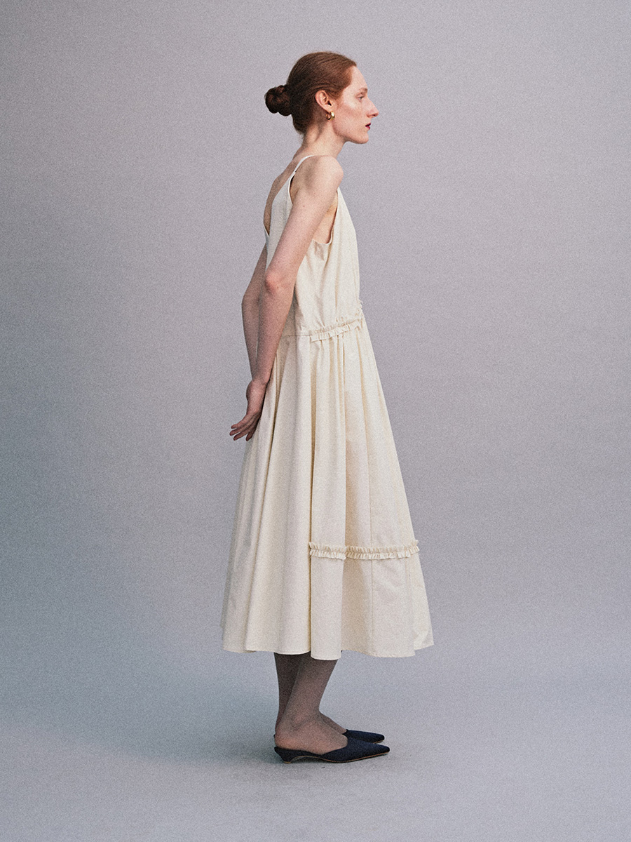 PRIM SLEEVELESS DRESS_IVORY | ETHOS | HANA(ハナ) #4