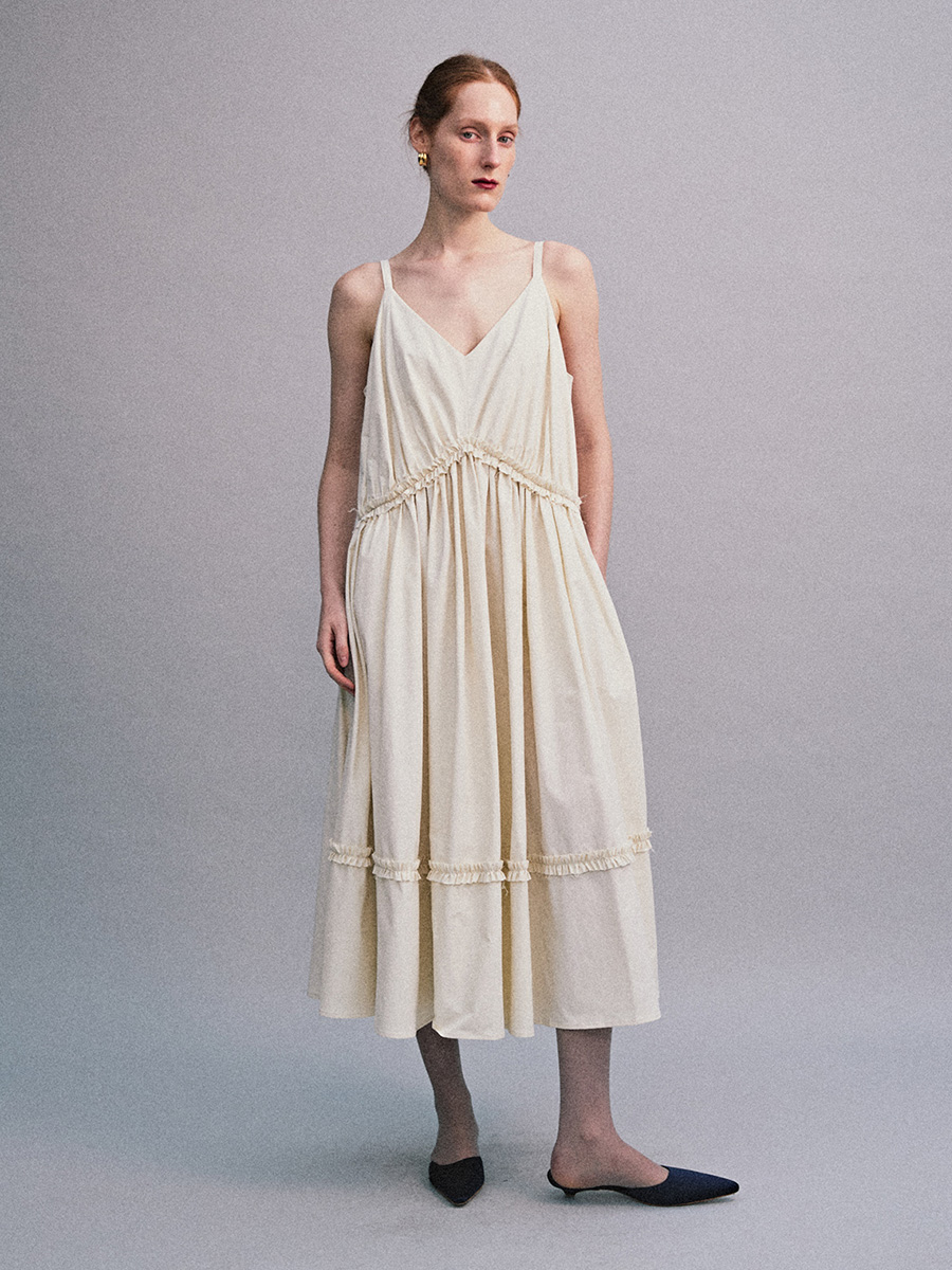 PRIM SLEEVELESS DRESS_IVORY | ETHOS | HANA(ハナ) #5