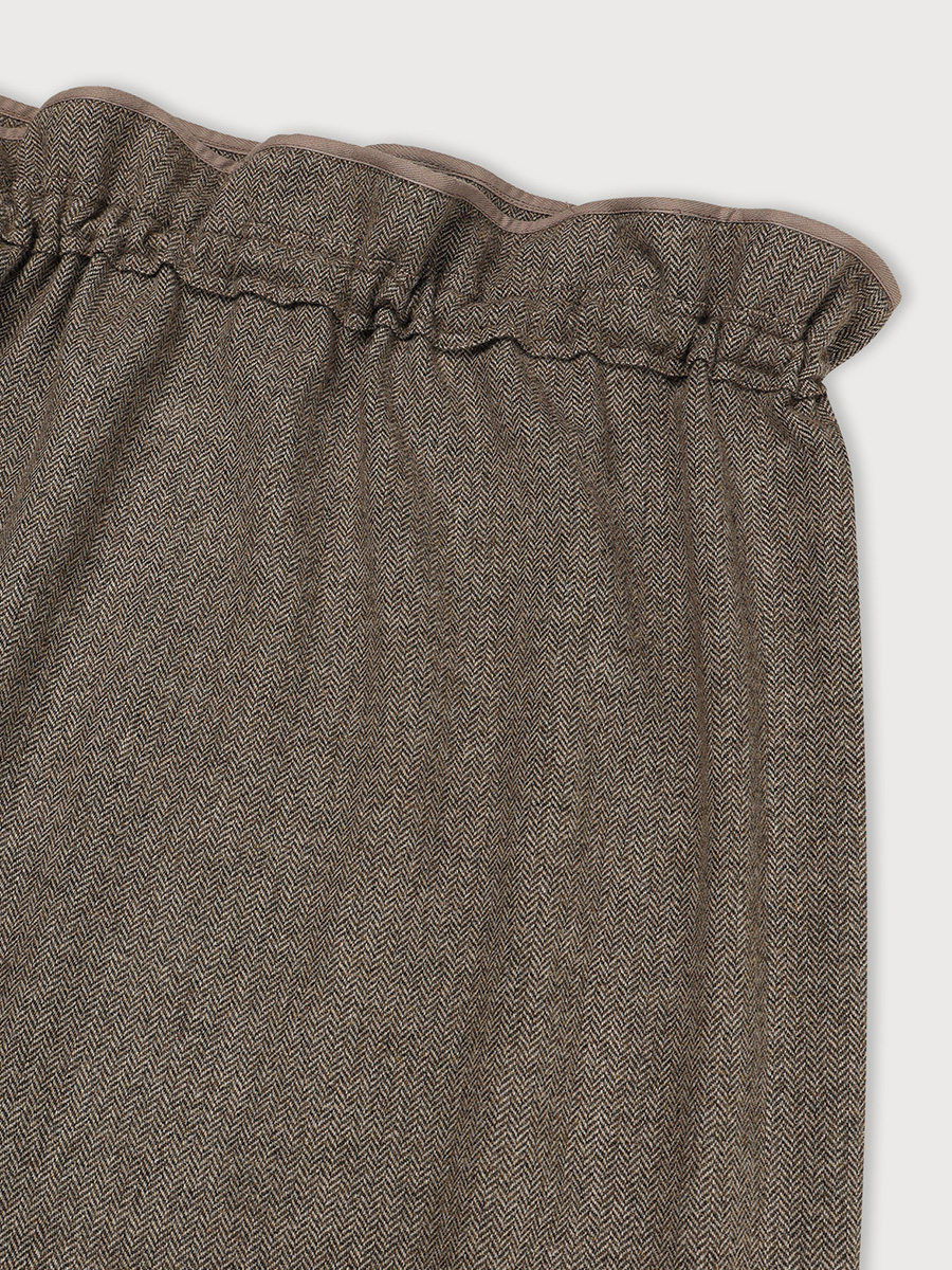 HERRINGBONE WRAP SKIRT | ETHOS | HANA(ハナ) #11