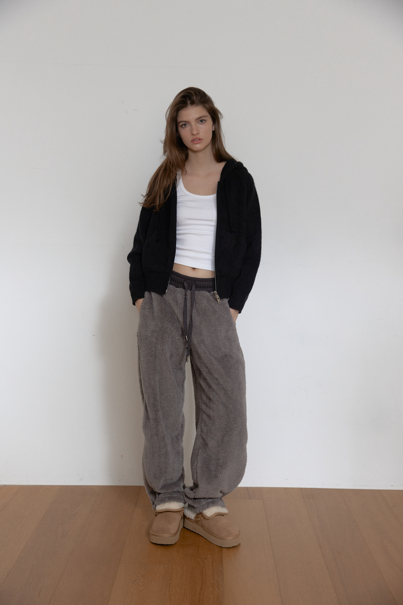 コージー パンツ (チャコール) | ASURA | HANA(ハナ) #7