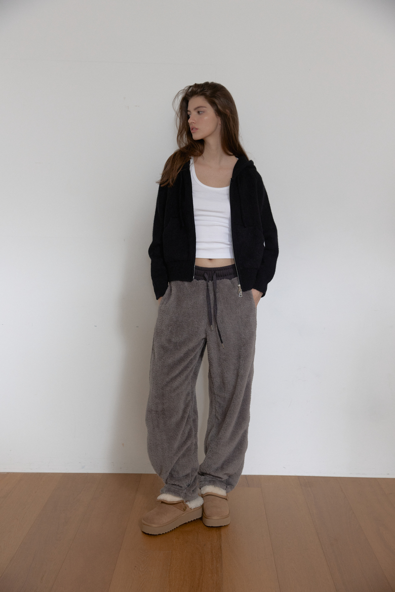 コージー パンツ (チャコール) | ASURA | HANA(ハナ) #8