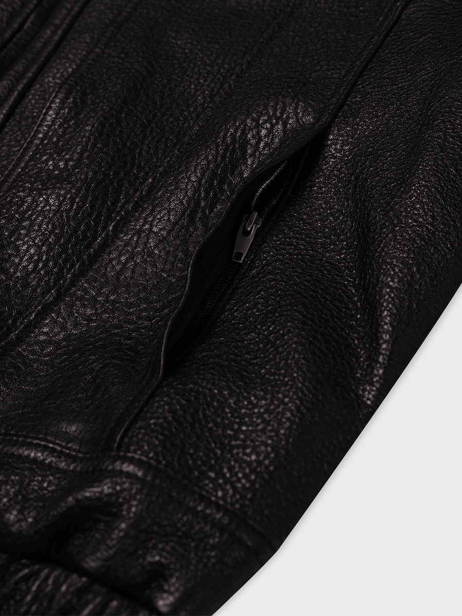 BASKET LEATHER JACKET_DEEP BROWN | ETHOS | HANA(ハナ) #7