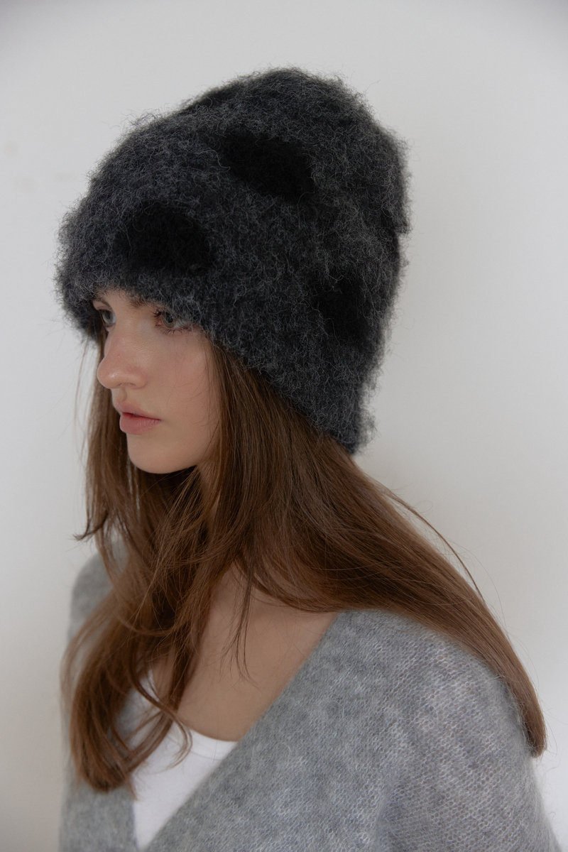 ドット ブラッシュ ビーニー (グレー) | ASURA | HANA(ハナ) #2