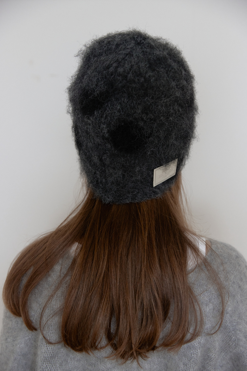 ドット ブラッシュ ビーニー (グレー) | ASURA | HANA(ハナ) #3