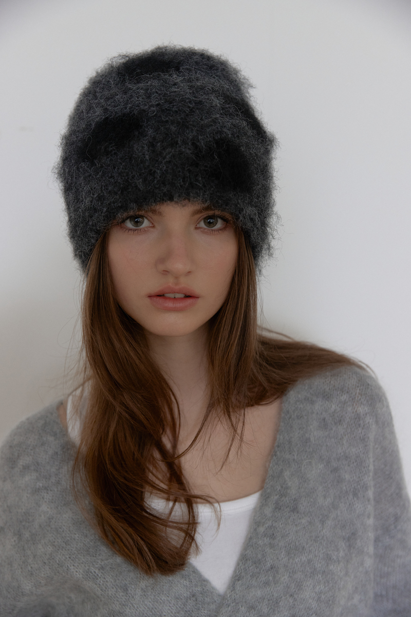 ドット ブラッシュ ビーニー (グレー) | ASURA | HANA(ハナ) #5