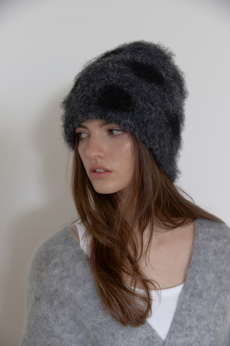ドット ブラッシュ ビーニー (グレー) | ASURA | HANA(ハナ) #6