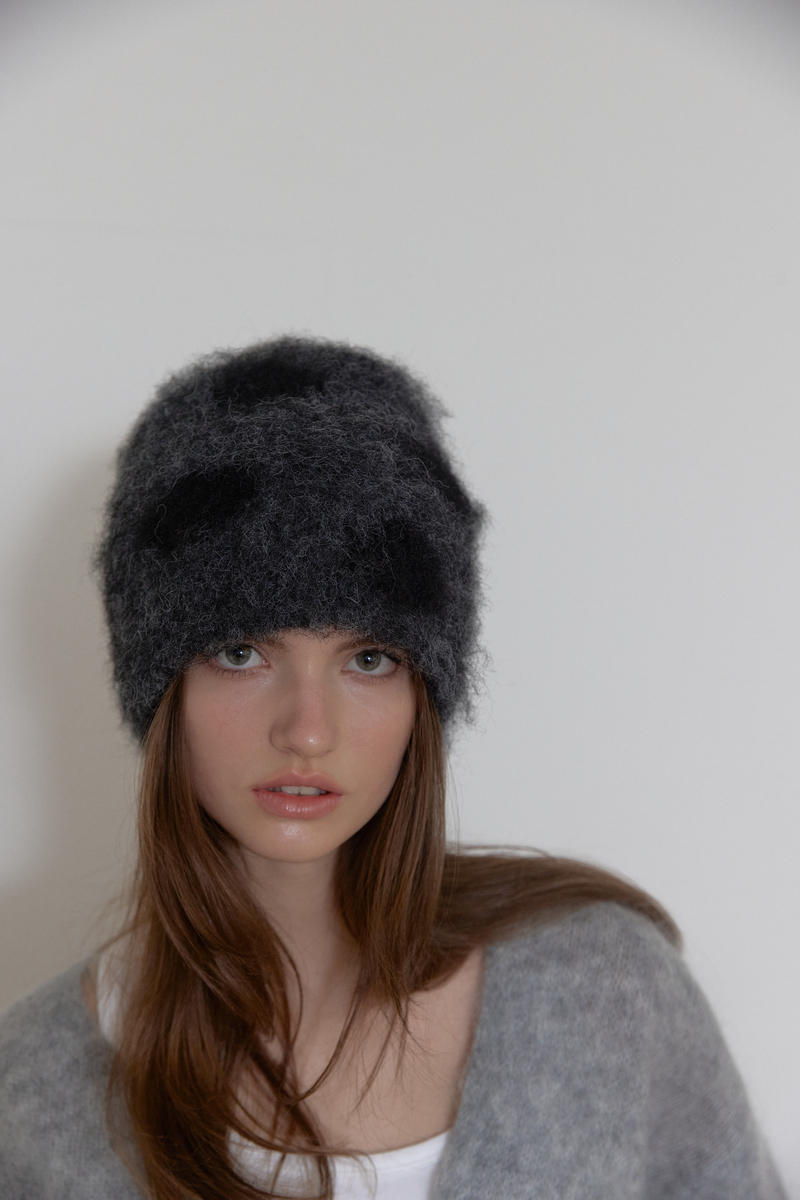 ドット ブラッシュ ビーニー (グレー) | ASURA | HANA(ハナ) #7