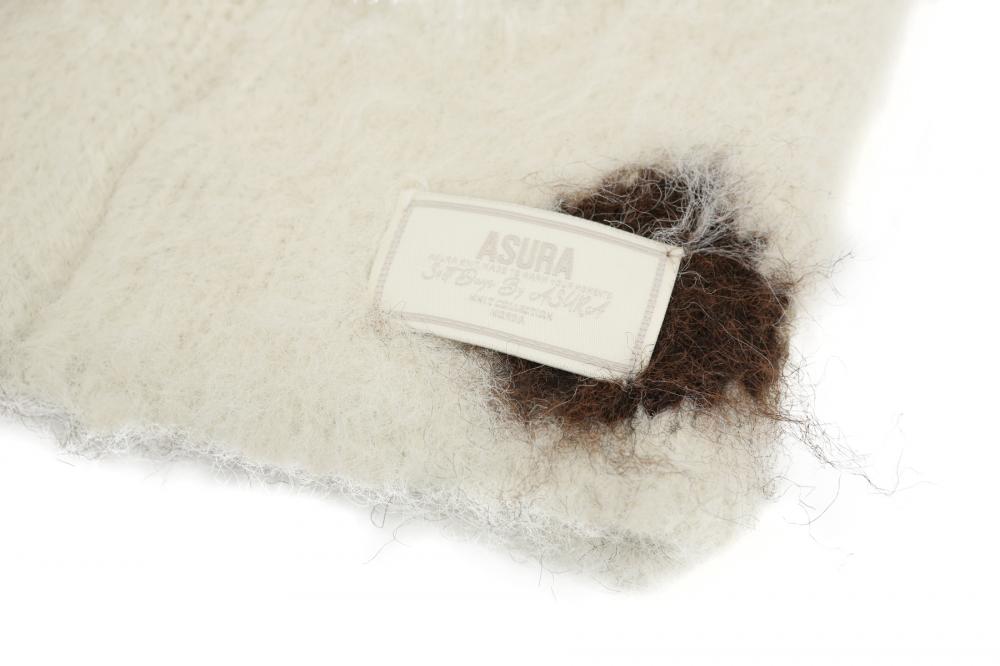 ドット ブラッシュ ビーニー (アイボリー) | ASURA | HANA(ハナ) #19