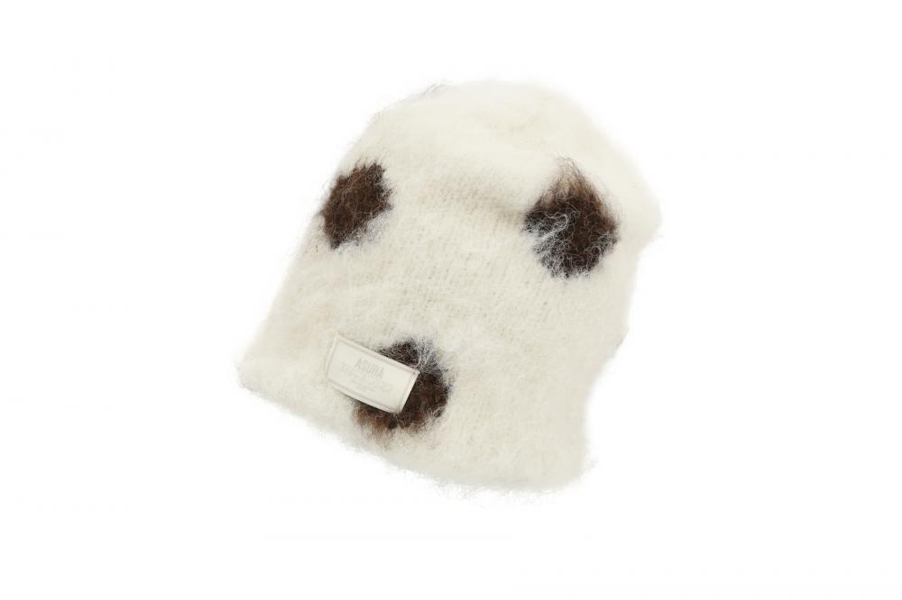 ドット ブラッシュ ビーニー (アイボリー) | ASURA | HANA(ハナ) #22