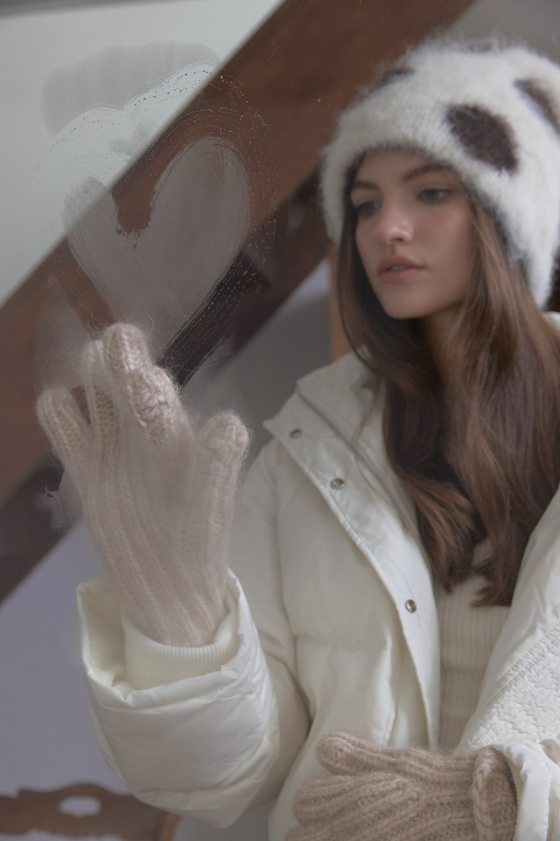 ドット ブラッシュ ビーニー (アイボリー) | ASURA | HANA(ハナ) #14