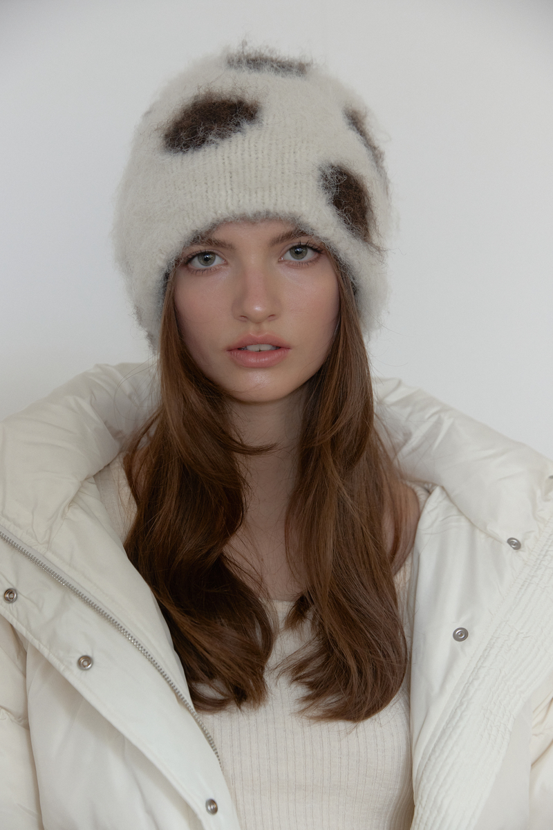 ドット ブラッシュ ビーニー (アイボリー) | ASURA | HANA(ハナ) #6