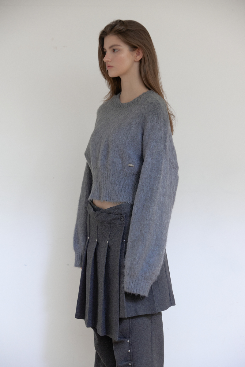 ヘアリーブラシニット (グレー) | ASURA | HANA(ハナ) #2