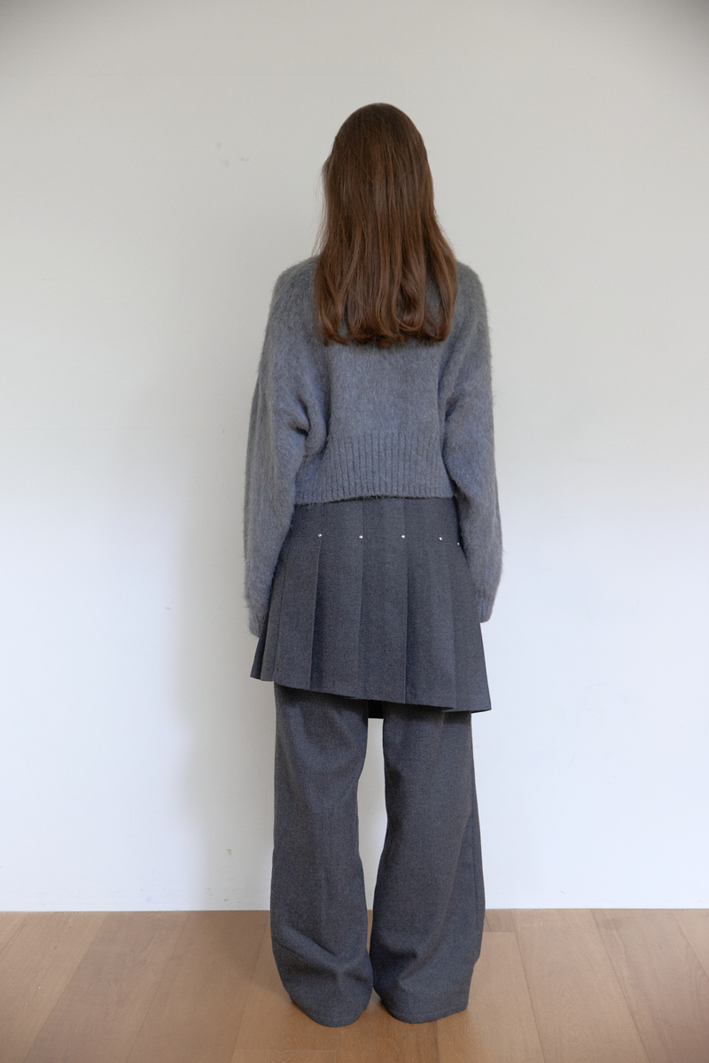 ヘアリーブラシニット (グレー) | ASURA | HANA(ハナ) #4