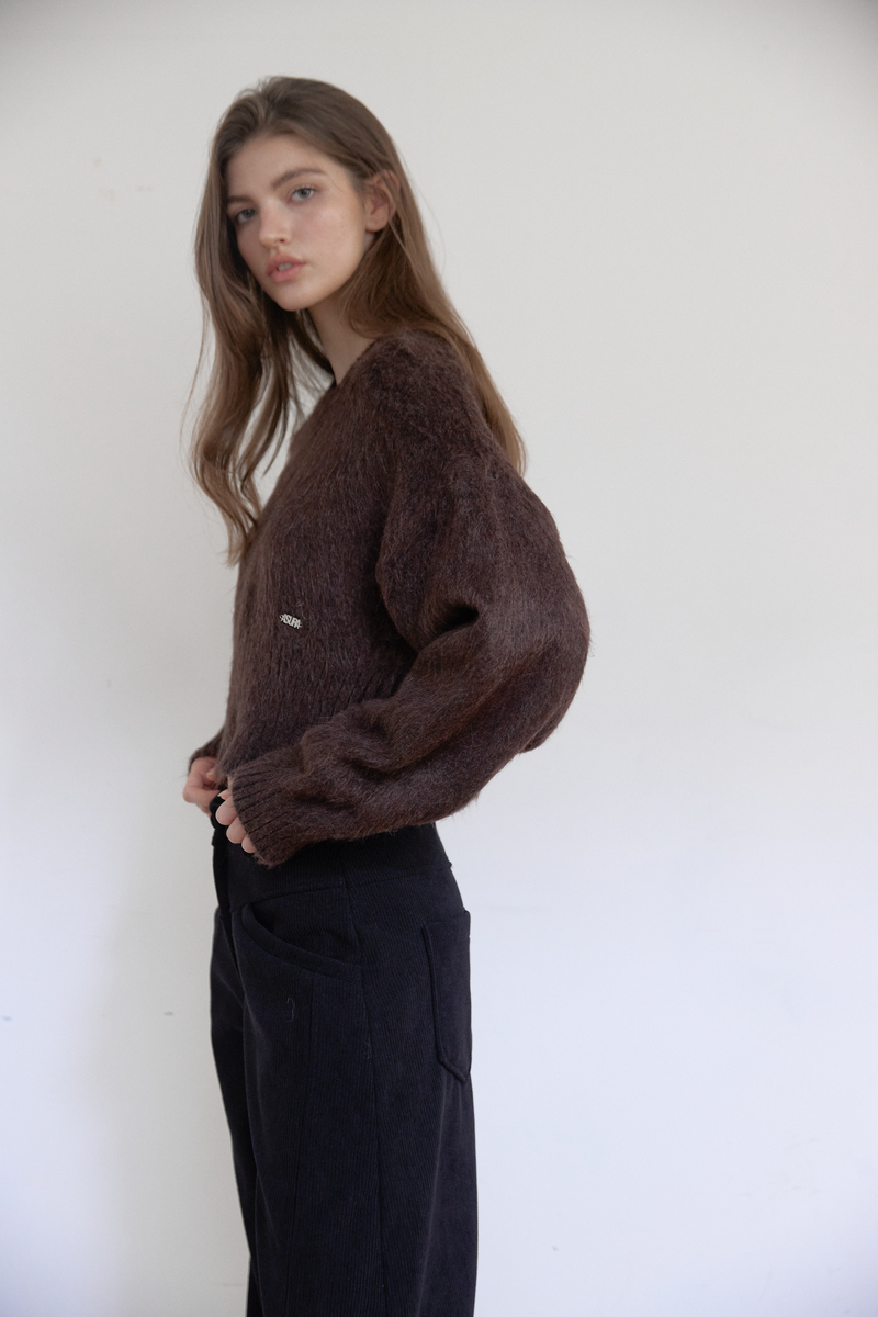 ヘアリーブラシニット(ブラウン) | ASURA | HANA(ハナ) #15