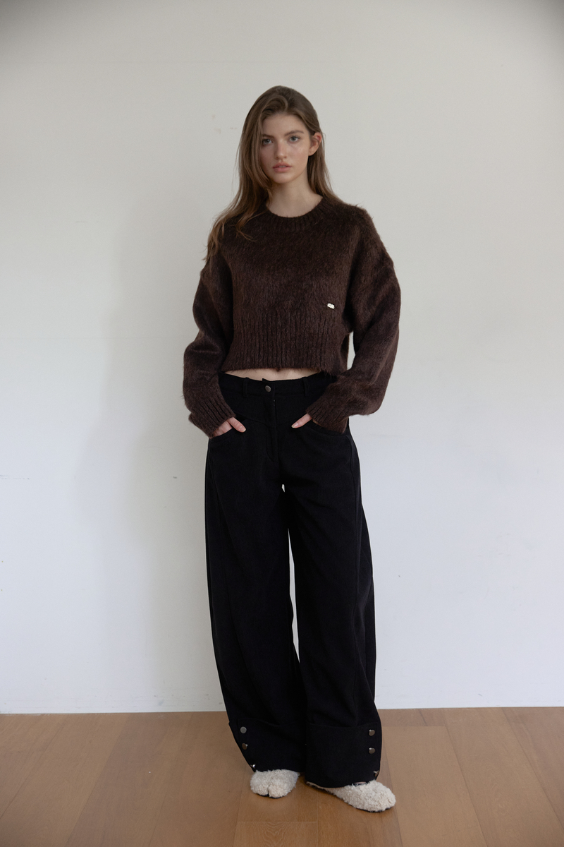 ヘアリーブラシニット(ブラウン) | ASURA | HANA(ハナ) #7