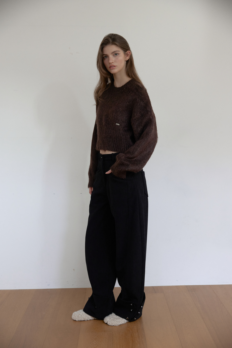 ヘアリーブラシニット(ブラウン) | ASURA | HANA(ハナ) #8