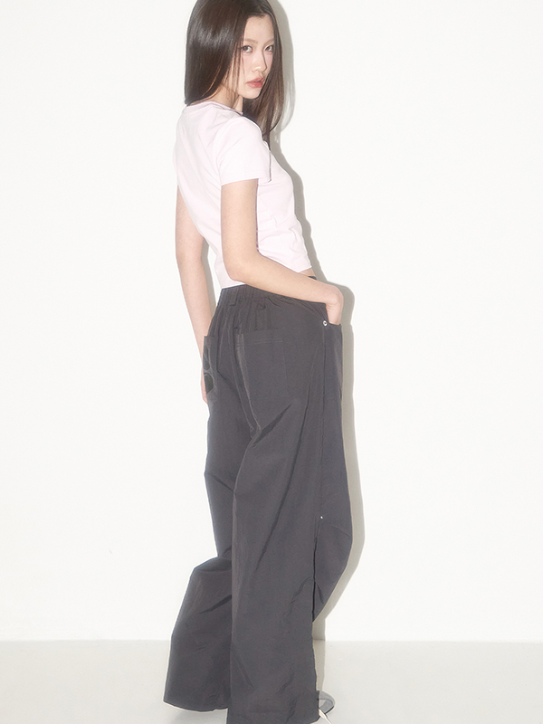 IG ピンタックワイドパンツ（チャコール） | ILLIGO | HANA(ハナ) #2