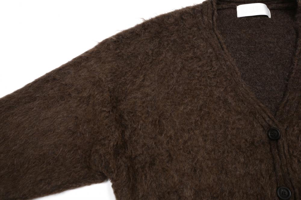 ヘアリーブラシ ショートカーディガン (ブラウン) | ASURA | HANA(ハナ) #17