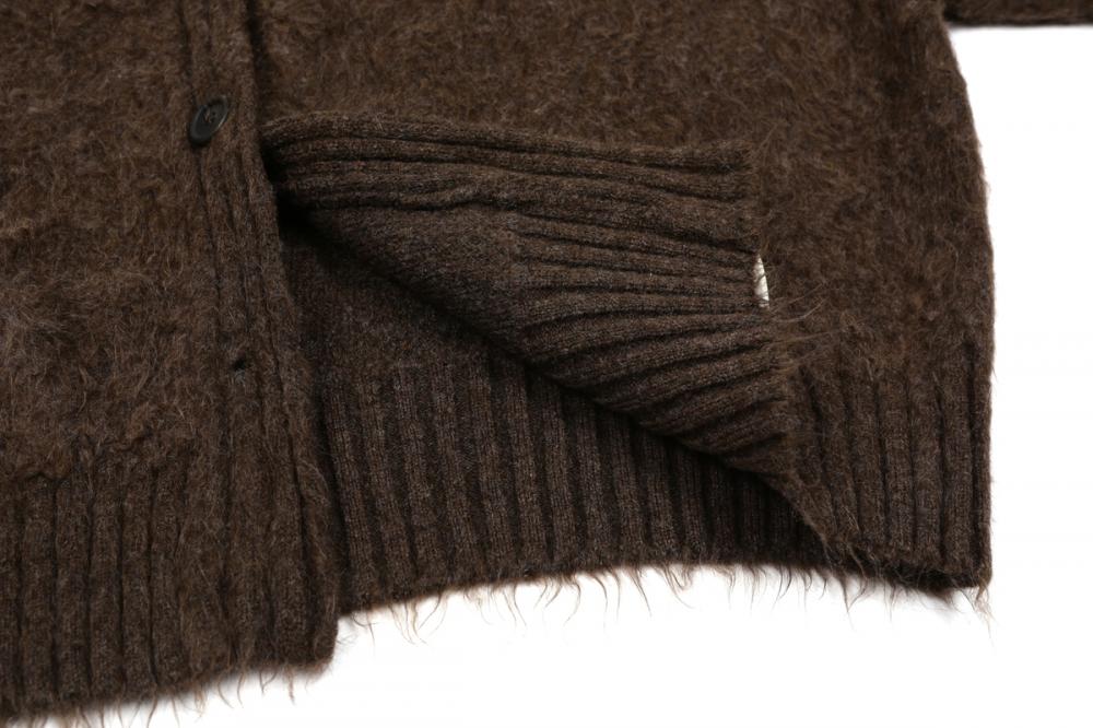 ヘアリーブラシ ショートカーディガン (ブラウン) | ASURA | HANA(ハナ) #21